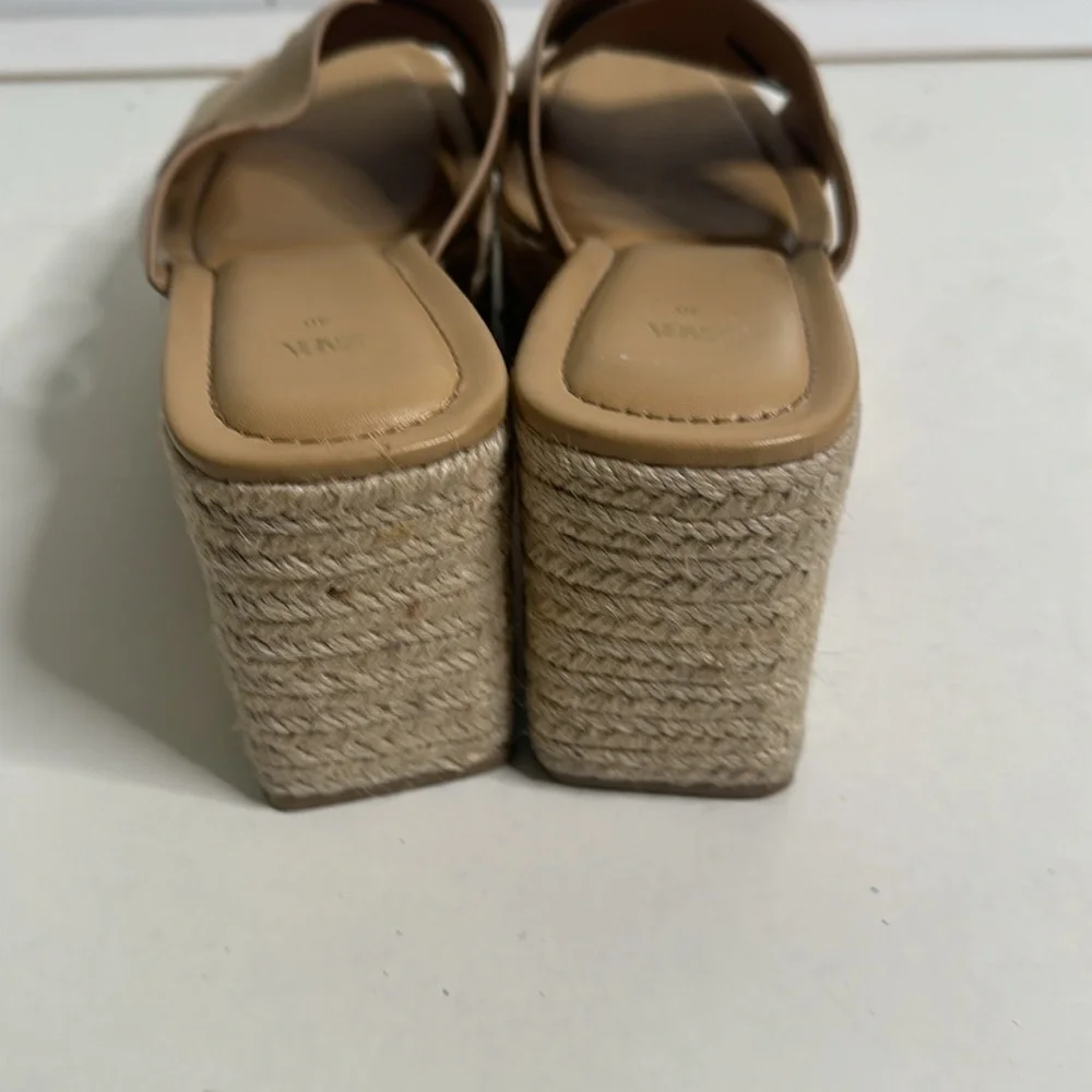 Zara tan platforms sandal size 40/9